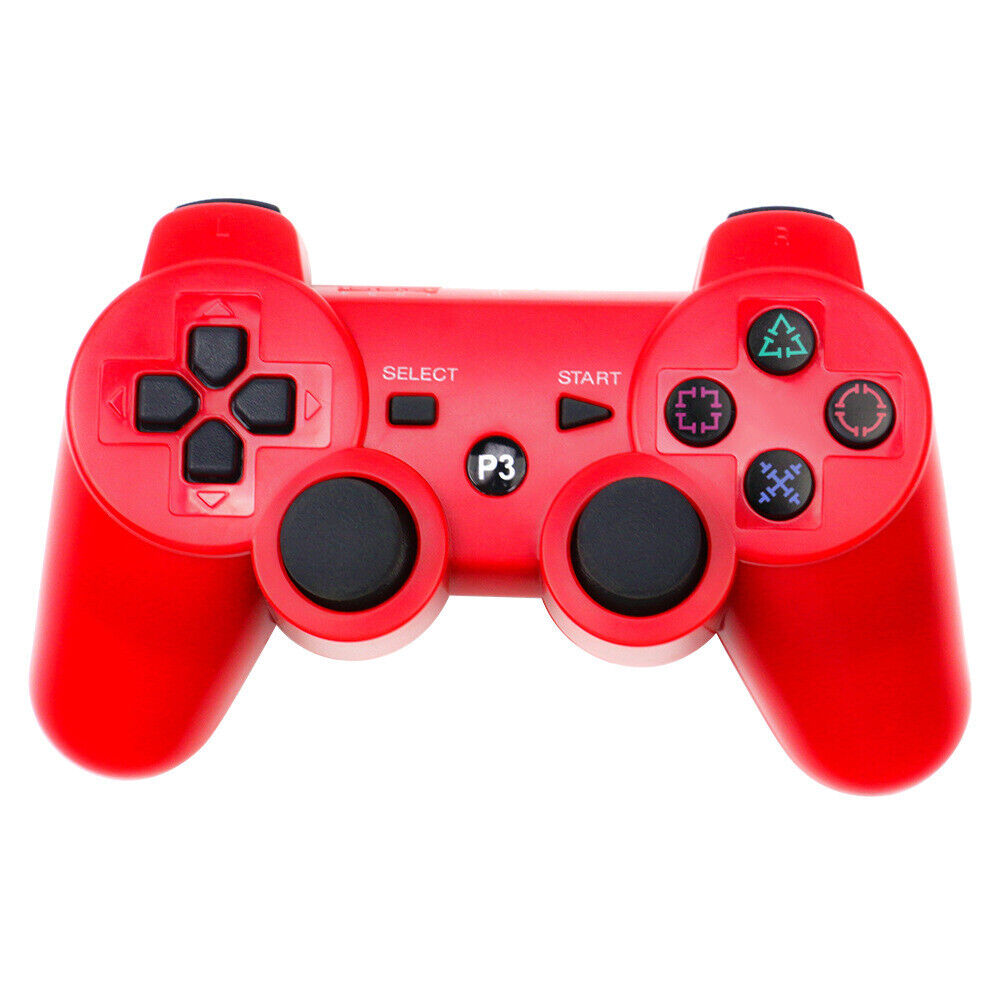 PS3/4 Dual Vibration Wireless Bluetooth Game Controller - Available in 10 Colors