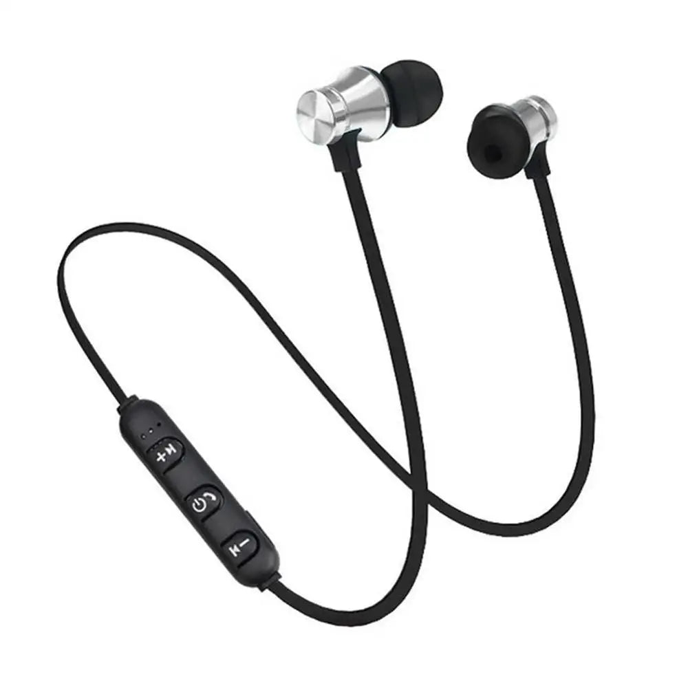 Magnetic Wireless Bluetooth Earphone In-Ear Stereo Music Headset Sport Earbud Earpiece With Microphone Universal Headphone