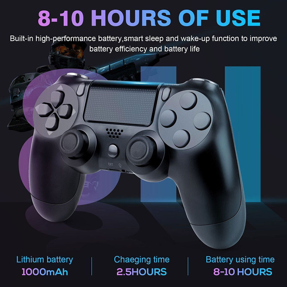 PS3/4 Dual Vibration Wireless Bluetooth Game Controller - Available in 10 Colors