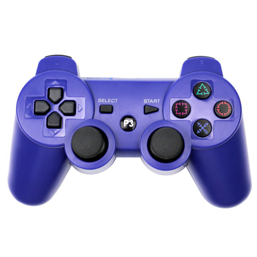 PS3/4 Dual Vibration Wireless Bluetooth Game Controller - Available in 10 Colors